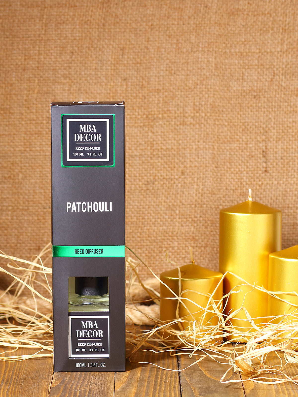 Patchouli Oda Kokusu I Bambu Çubuklu Kalıcı Oda Parfümü I Yüksek Esans Oranı Kokulu Çubuk 100 ml